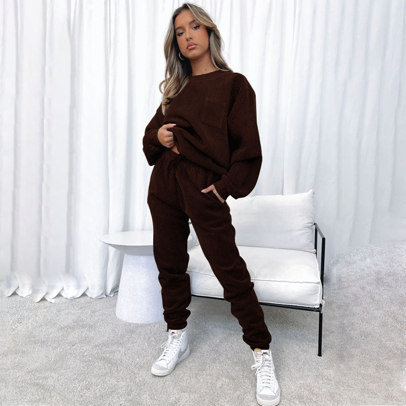 Living My Best Life Long Sleeve Two Piece Pant Set