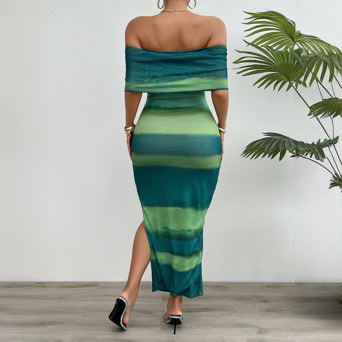 Get 'Em Girl Off Shoulder Dress