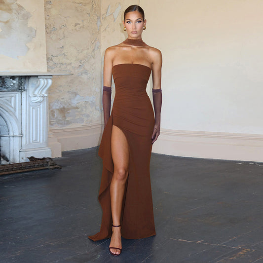 Making Moves Ruched Dress