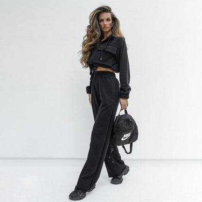 Center Stage Long Sleeve Two Piece Pant Set
