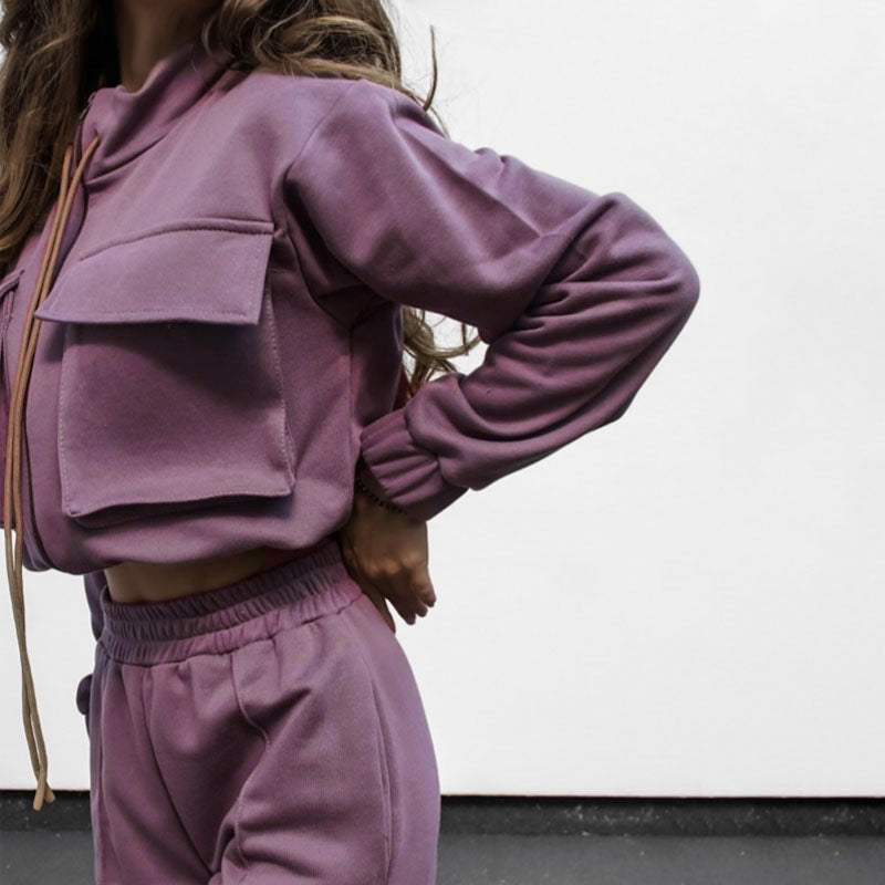Center Stage Long Sleeve Two Piece Pant Set