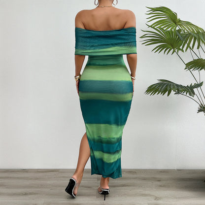 Get 'Em Girl Off Shoulder Dress