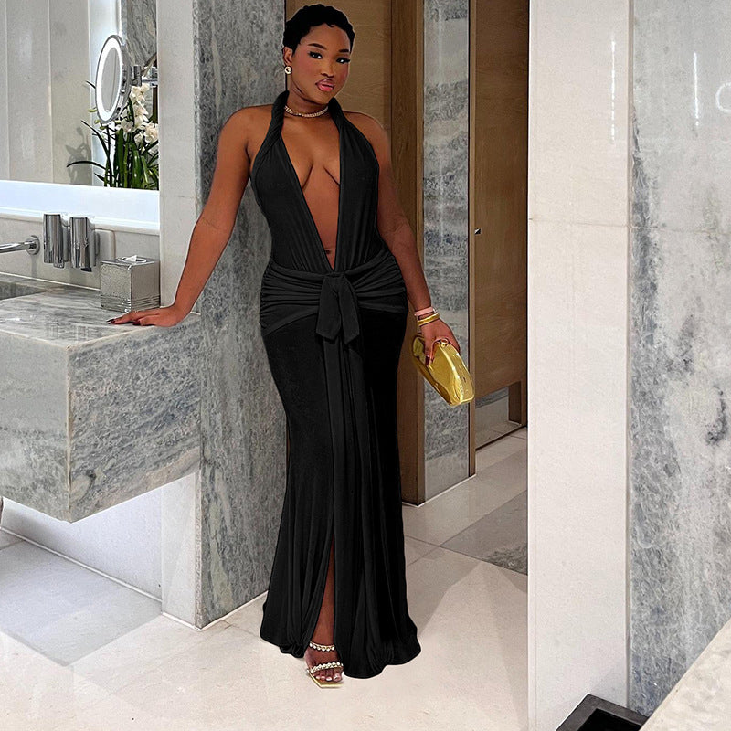 Feeling Myself Ruched Dress