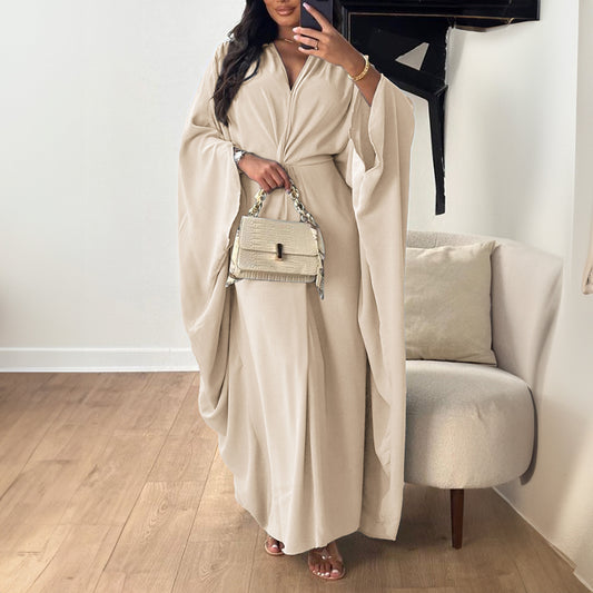 High Key V-Neck Dress