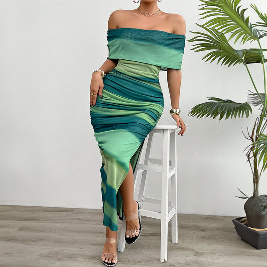 Get 'Em Girl Off Shoulder Dress