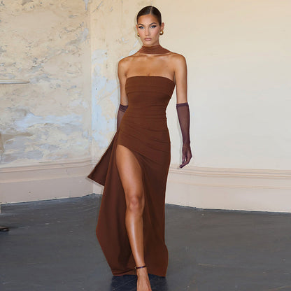 Making Moves Ruched Dress