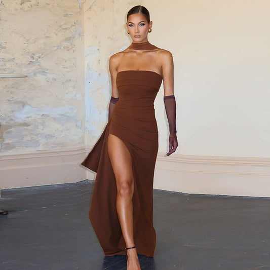Making Moves Ruched Dress