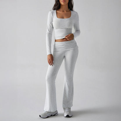 Keep it Cute Ruched Two Piece Pant Set
